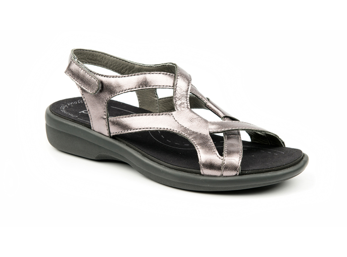 Place-Footwear st lucia pewter
